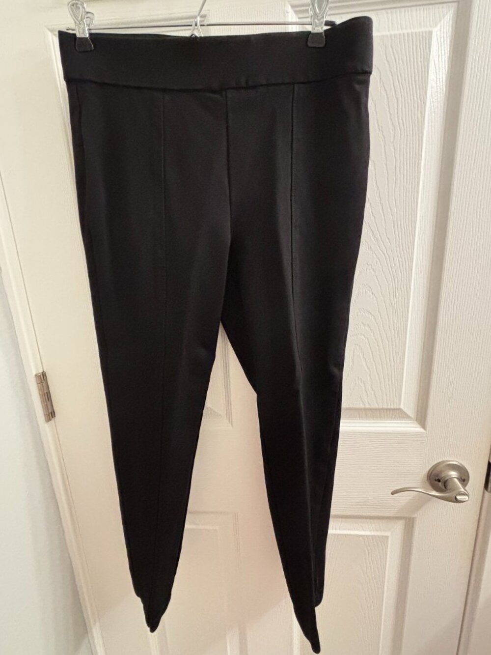 Anne Klein Black Pull On Slacks